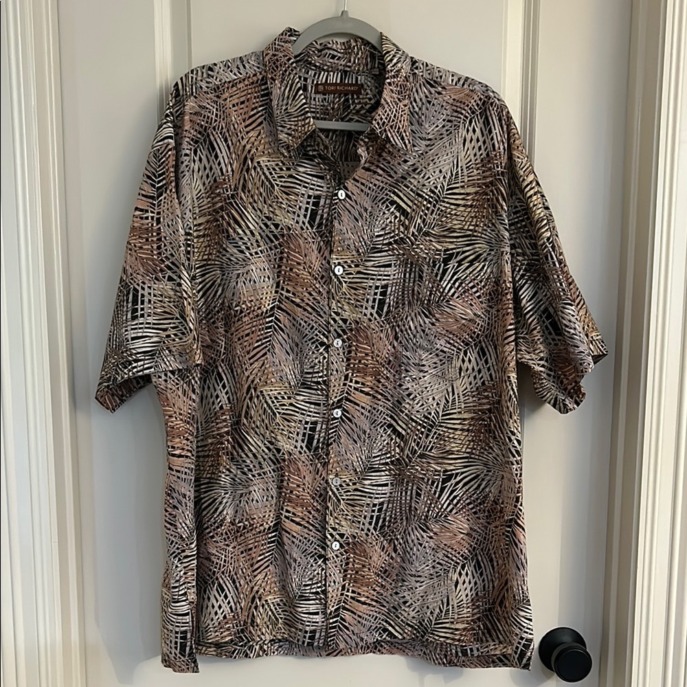 Tori Richard men’s 2XL tropical button down shirt